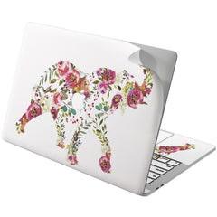 Lex Altern Vinyl MacBook Skin Floral Elephant