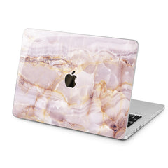 Lex Altern Pink Marble Design Case for your Laptop Apple Macbook.