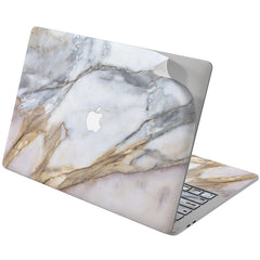 Lex Altern Vinyl MacBook Skin White Stone