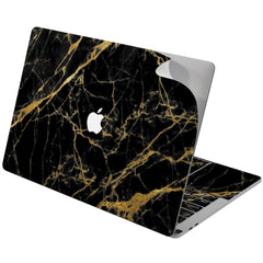 Lex Altern Vinyl MacBook Skin Golden Black Marble