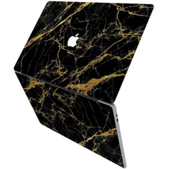 Lex Altern Vinyl MacBook Skin Golden Black Marble