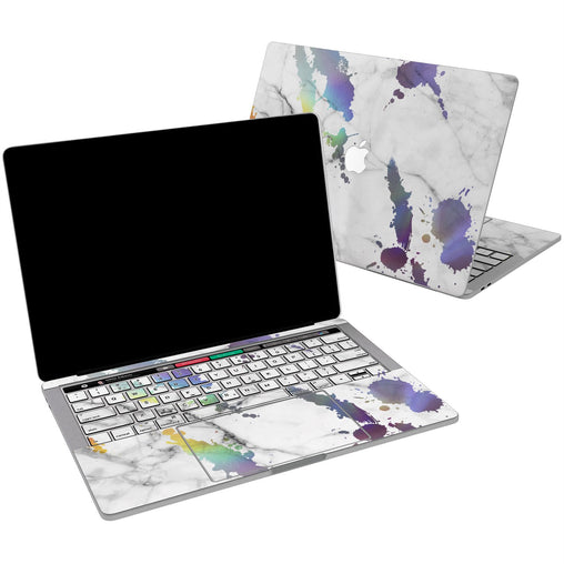 Lex Altern Vinyl MacBook Skin Rainbow Marble for your Laptop Apple Macbook.