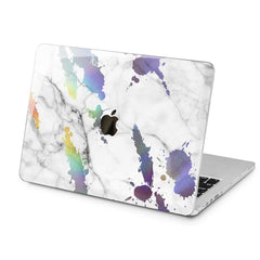 Lex Altern Rainbow Marble Case for your Laptop Apple Macbook.