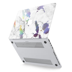 Lex Altern Hard Plastic MacBook Case Rainbow Marble