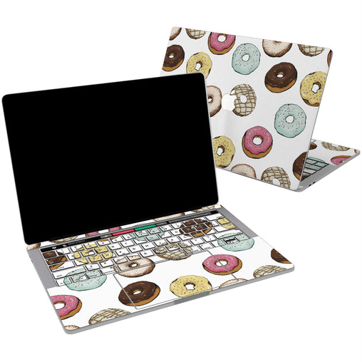 Lex Altern Vinyl MacBook Skin Doughnut Pattern for your Laptop Apple Macbook.
