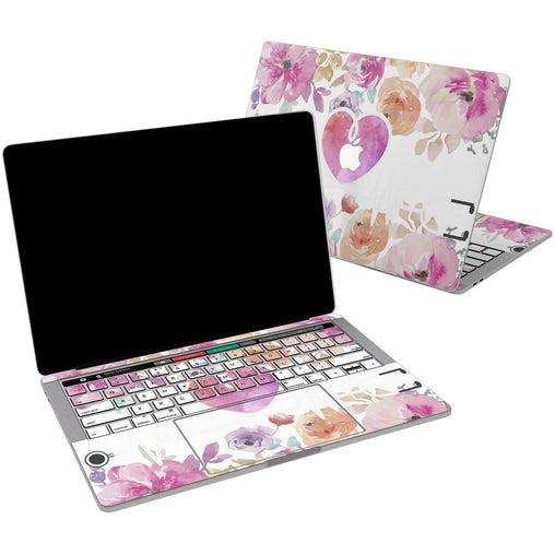 Lex Altern Vinyl MacBook Skin Nurse Floral for your Laptop Apple Macbook.