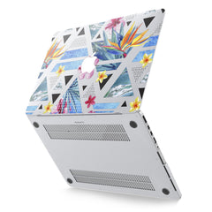 Lex Altern Hard Plastic MacBook Case Tropical Geometry Art