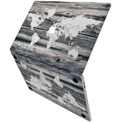 Lex Altern Vinyl MacBook Skin Wooden Continents