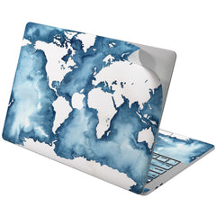 Lex Altern Vinyl MacBook Skin Blue Watercolor Design