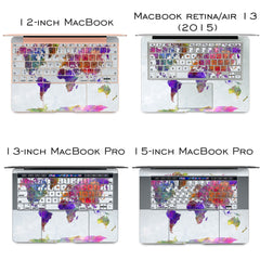 Lex Altern Vinyl MacBook Skin Abstract Map