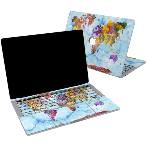 Lex Altern Vinyl MacBook Skin Blue Marble  for your Laptop Apple Macbook.