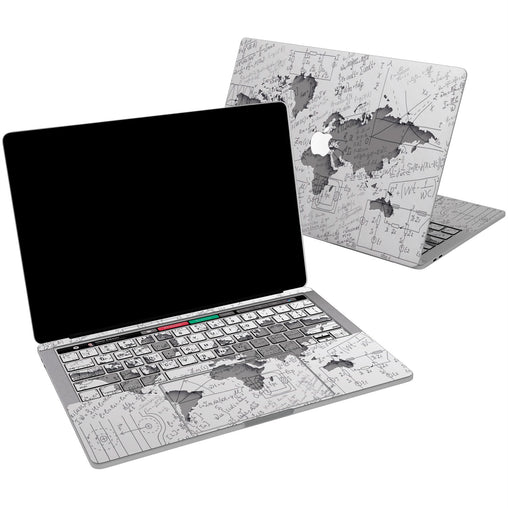 Lex Altern Vinyl MacBook Skin Science Map for your Laptop Apple Macbook.
