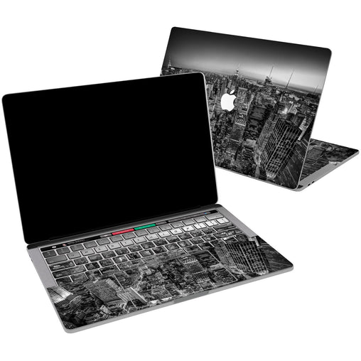 Lex Altern Vinyl MacBook Skin Monochrome City for your Laptop Apple Macbook.