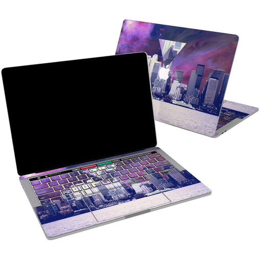 Lex Altern Vinyl MacBook Skin Abstract City for your Laptop Apple Macbook.