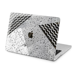 Lex Altern Black and White Art Case for your Laptop Apple Macbook.