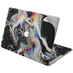 Lex Altern Vinyl MacBook Skin Black Glitch Art