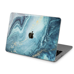 Lex Altern Hard Plastic MacBook Case Blue Paint Art