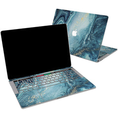 Lex Altern Vinyl MacBook Skin Blue Painting for your Laptop Apple Macbook.