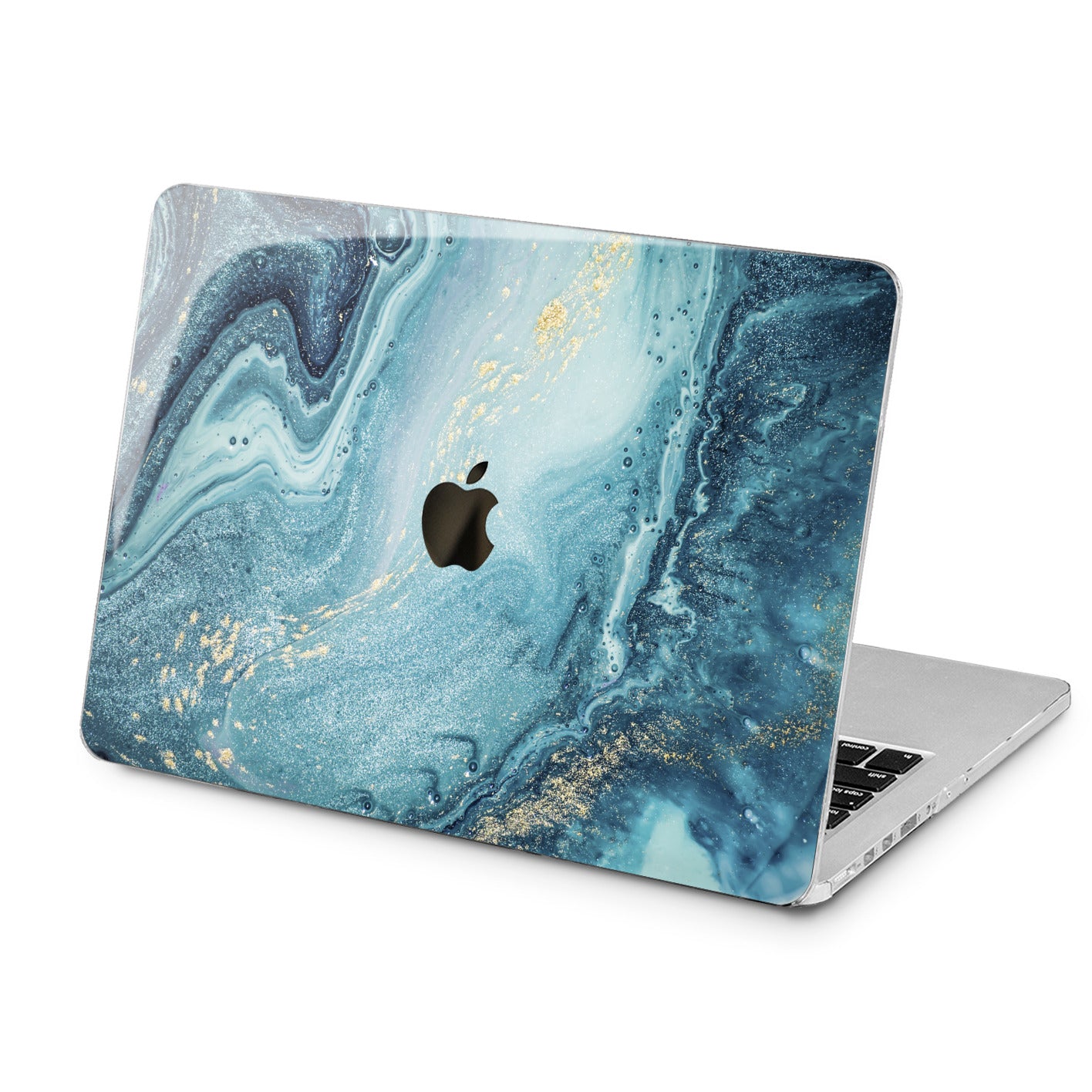 Lex Altern Blue Paint Art Case for your Laptop Apple Macbook.