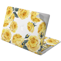 Lex Altern Vinyl MacBook Skin Yellow Roses