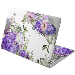 Lex Altern Vinyl MacBook Skin Purple Floral Pattern