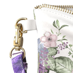 Lex Altern Makeup Bag Purple Floral Pattern