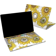 Lex Altern Vinyl MacBook Skin Bright Sunflowers for your Laptop Apple Macbook.