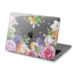 Lex Altern Hard Plastic MacBook Case Pink Peonies Print