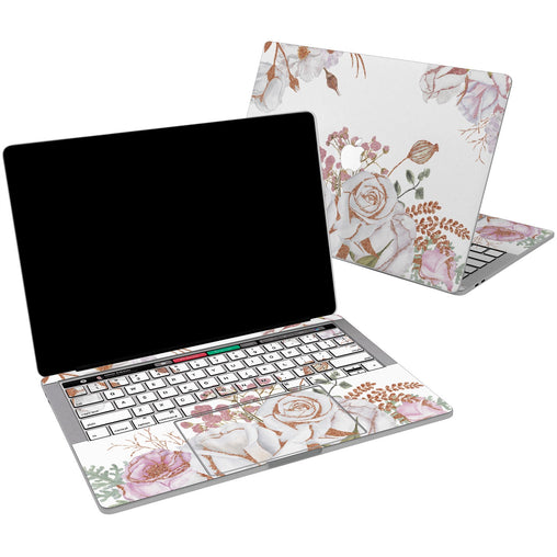 Lex Altern Vinyl MacBook Skin Gentle Roses for your Laptop Apple Macbook.