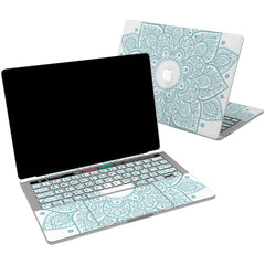 Lex Altern Vinyl MacBook Skin Blue Mandala for your Laptop Apple Macbook.
