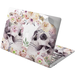 Lex Altern Vinyl MacBook Skin Floral Skulls