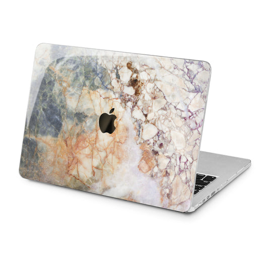 Lex Altern Grey Marble Art Case for your Laptop Apple Macbook.