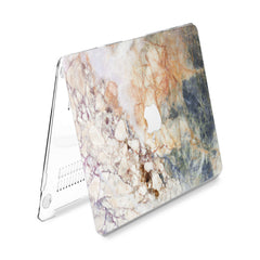 Lex Altern Hard Plastic MacBook Case Grey Marble Art
