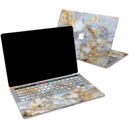 Lex Altern Vinyl MacBook Skin Golden Marble for your Laptop Apple Macbook.
