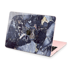 Lex Altern Hard Plastic MacBook Case Black Marble Print