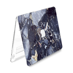 Lex Altern Hard Plastic MacBook Case Black Marble Print