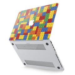 Lex Altern Hard Plastic MacBook Case Colorful Lego Pattern