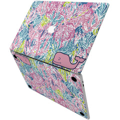 Lex Altern Vinyl MacBook Skin Cute Pink Whale