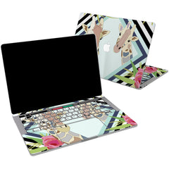 Lex Altern Vinyl MacBook Skin geometric Giraffe Theme for your Laptop Apple Macbook.