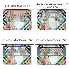 Lex Altern Vinyl MacBook Skin geometric Giraffe Theme