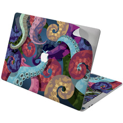 Lex Altern Vinyl MacBook Skin Colorful Octopus