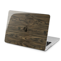 Lex Altern Dark Wood Design Case for your Laptop Apple Macbook.