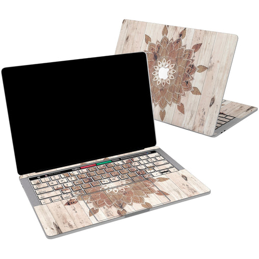 Lex Altern Vinyl MacBook Skin Woody Mandala for your Laptop Apple Macbook.
