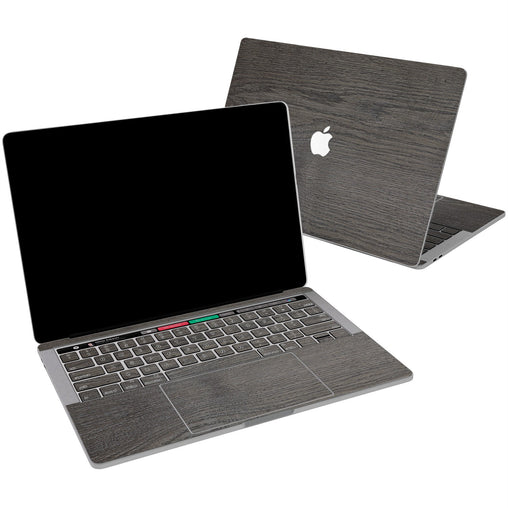Lex Altern Vinyl MacBook Skin Grey Polished Wood for your Laptop Apple Macbook.