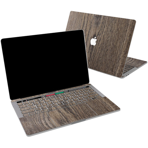Lex Altern Vinyl MacBook Skin Brown Polished Wood for your Laptop Apple Macbook.