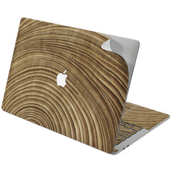 Lex Altern Vinyl MacBook Skin Rounded Wooden Art
