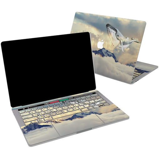 Lex Altern Vinyl MacBook Skin Whale Clouds for your Laptop Apple Macbook.
