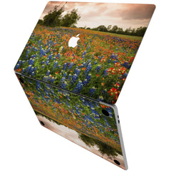 Lex Altern Vinyl MacBook Skin Flower Field