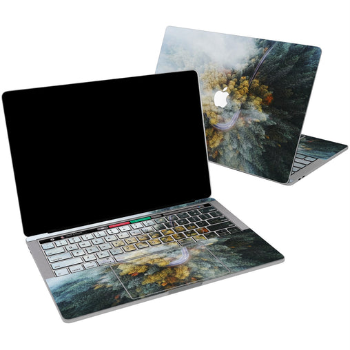 Lex Altern Vinyl MacBook Skin Autumn Road for your Laptop Apple Macbook.