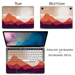 Lex Altern Vinyl MacBook Skin Graphic Mountains